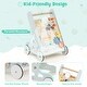 preview thumbnail 7 of 8, Gymax Wooden Baby Walker Push & Pull Learning Activity Center w/