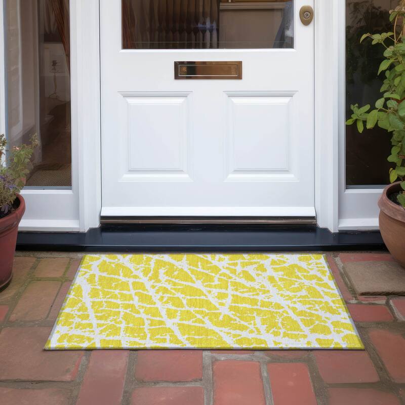 Altove Unique Abstract Weather Resistant Versatile Elegance Outdoor Rug