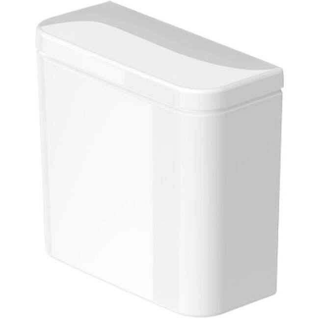 Duravit DuraStyle Basic 1.28 GPF Toilet Tank Only - Left Hand Lever - White