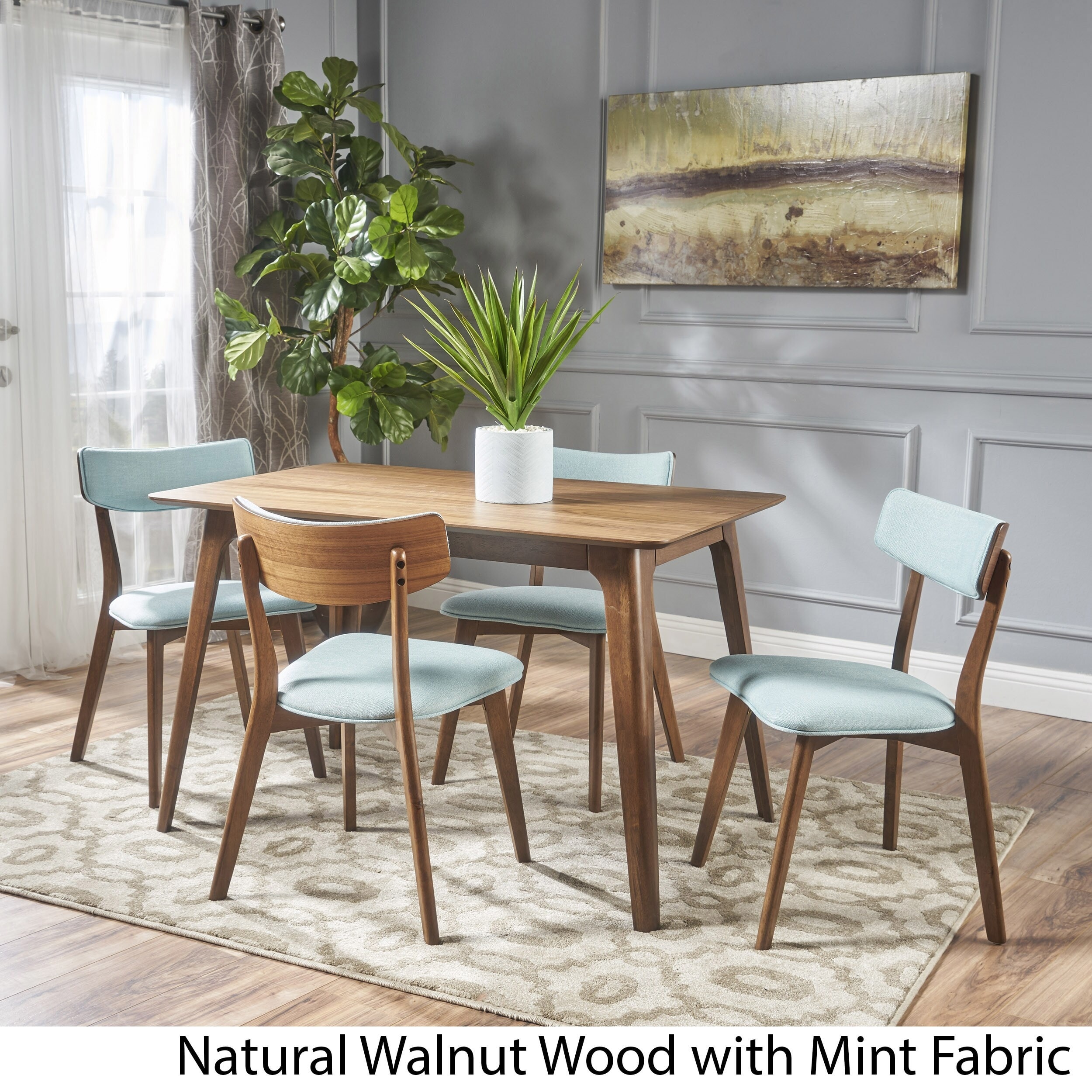 Mid century discount small dining set