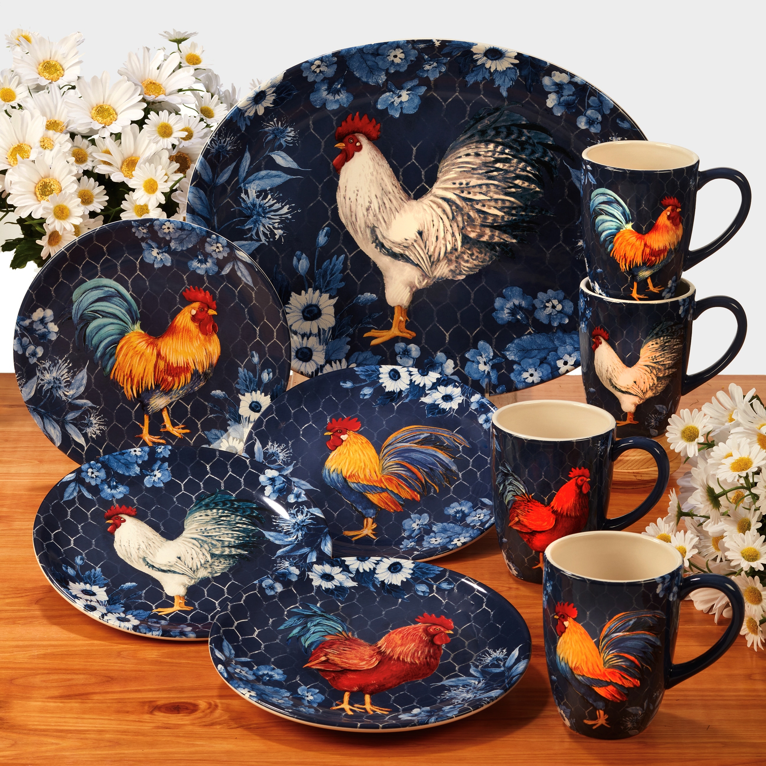 Rooster dishes outlet