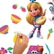 preview thumbnail 4 of 5, Alice's Wonderland Bakery Peel and Stick Wall Decals by RoomMates