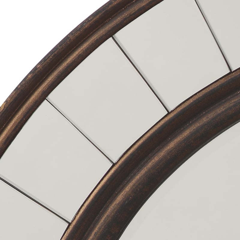 Alden Décor Stephen Wood Mirror, Antique Bronze - Antique Bronze
