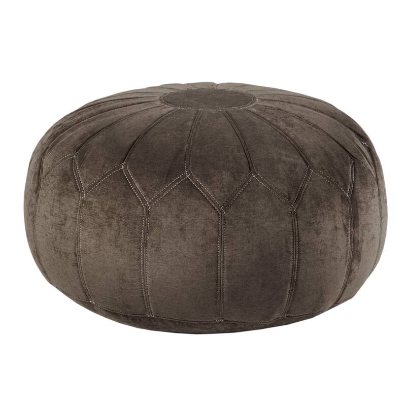 Madison Park Taylor Round Pouf Ottoman