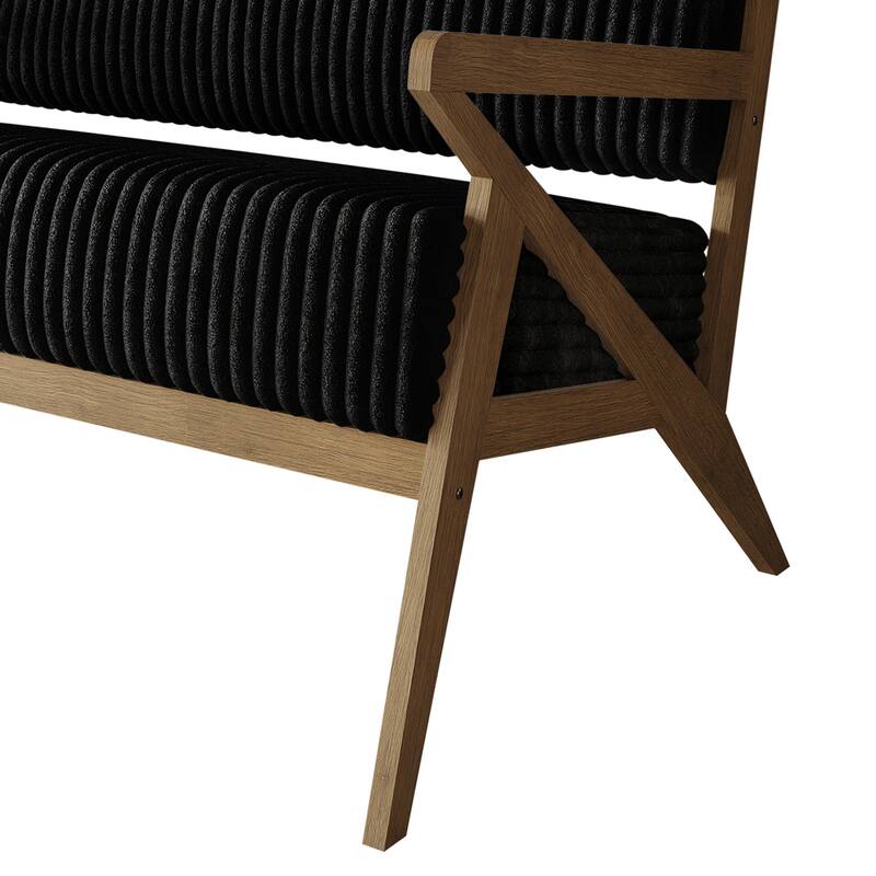 CraftPorch Chic Modern Velvet 3-Piece Upholstered Living Room Set