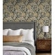 preview thumbnail 13 of 16, NextWall Acanthus Garden Floral Peel and Stick Wallpaper
