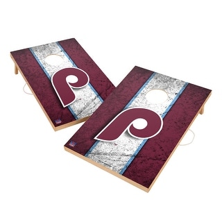 Vintage Philadelphia Phillies MLB Regulation 2x4 Cornhole Set