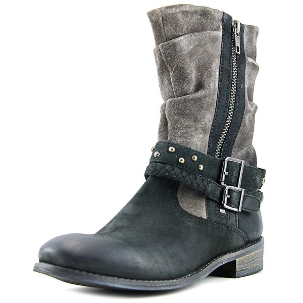 Matisse Outback Women Round Toe Leather Black Ankle Boot