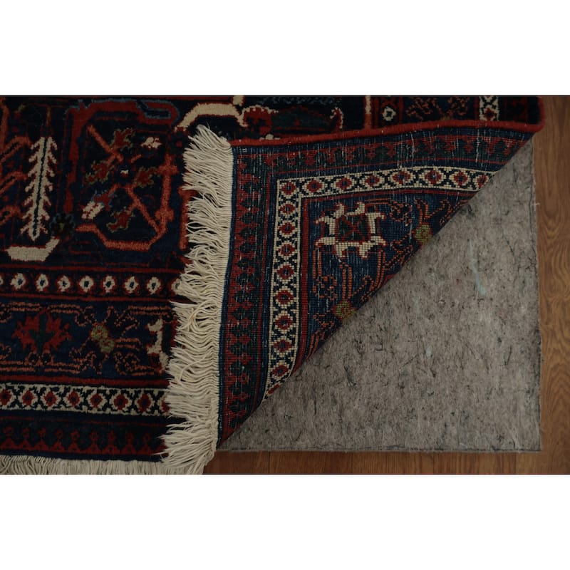 Hand Knotted Oriental 100% Wool Carpet Traditional Geometric Red Joshaghan Area Rug - 16' 10'' X 10' 8''
