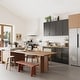 preview thumbnail 18 of 16, Black Cupboard,Wooden Sideboard Buffet Cabinet with Storage,Suitable for Organizing Pantry,Kitchen,Garage