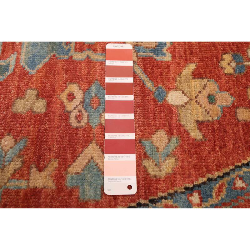 ECARPETGALLERY Hand-knotted Jules Sultane Red Wool Rug - 10'0 x 10'0