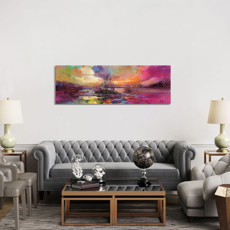 iCanvas "Loch Fyne Colour" by Scott Naismith Canvas Print - 20x60x1.5