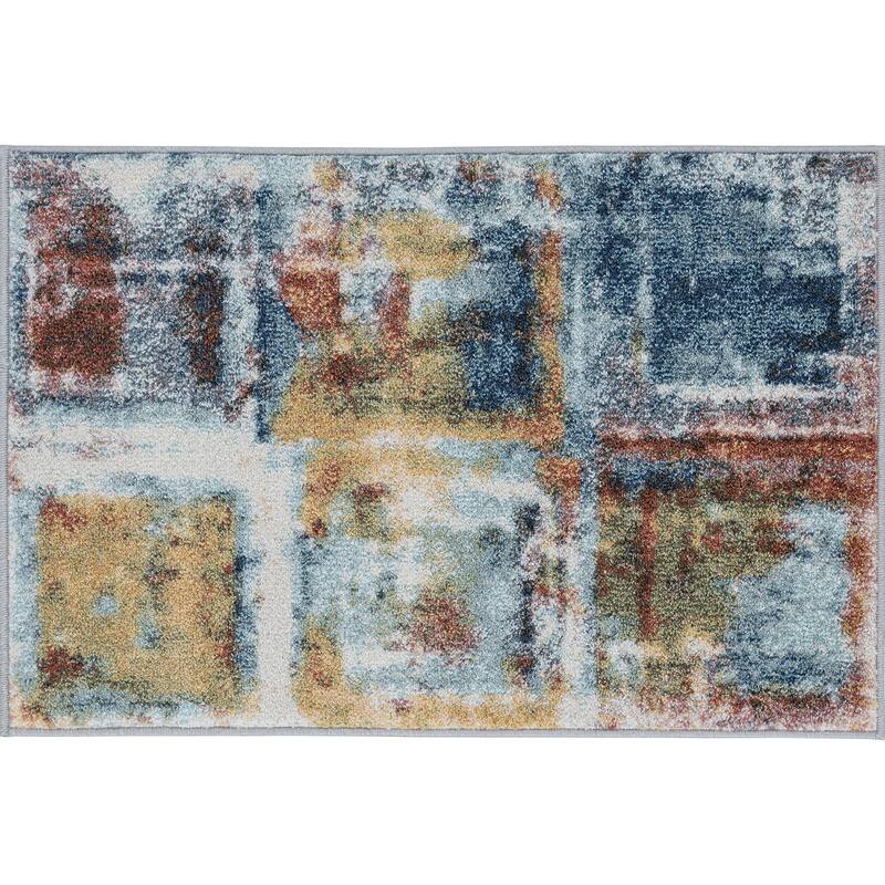 Rayna Bohemian & Eclectic Geometric Indoor Area Rug