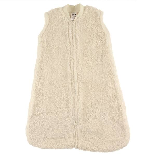 slide 1 of 1, Hudson Baby Infant Plush Sleeping Bag, Sack, Blanket, Cream Faux Shearling 12-18 Months - Cream Sherpa
