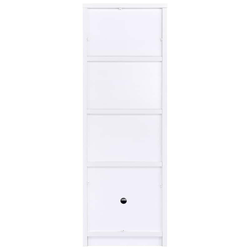 Laughlin 3-Shelf Engineered Wood Media Tower