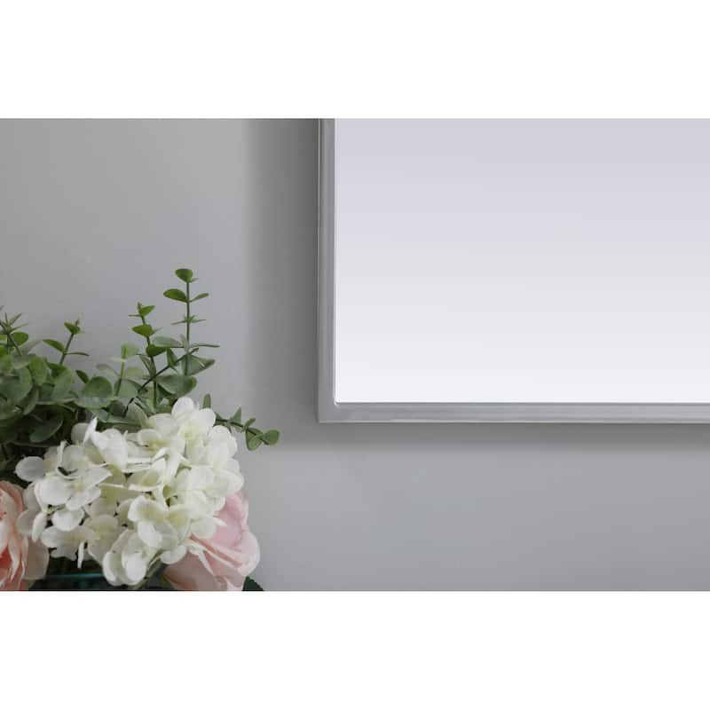 Elegant Lighting MR1A2230 Ayra 22" W x 30" H Modern Arched Bathroom