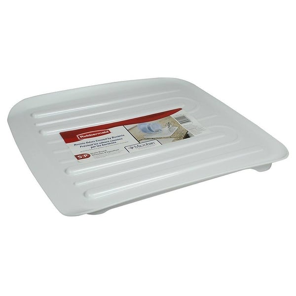 Rubbermaid 1180-MA-WHT Microban Antimicrobial Dish Drain Board