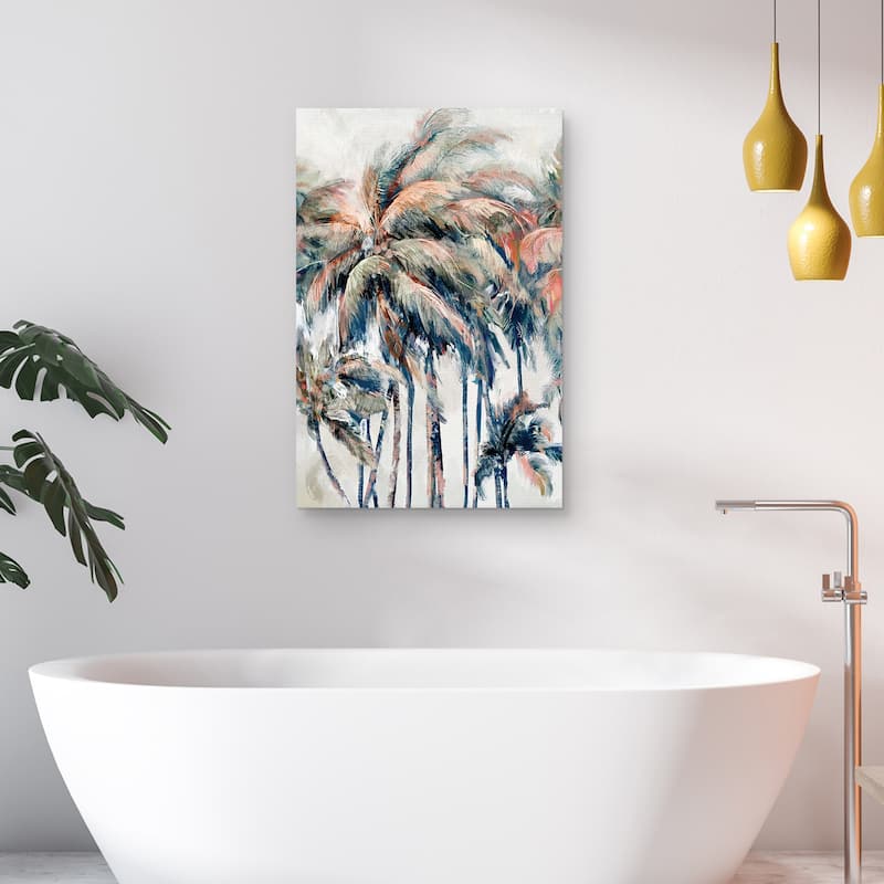 Island Palms by Studio Arts Canvas Art Print