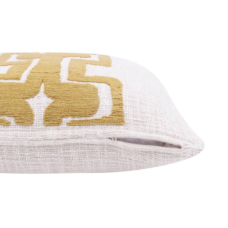 Sevita Geometric Handmade Decorative Throw Pillow