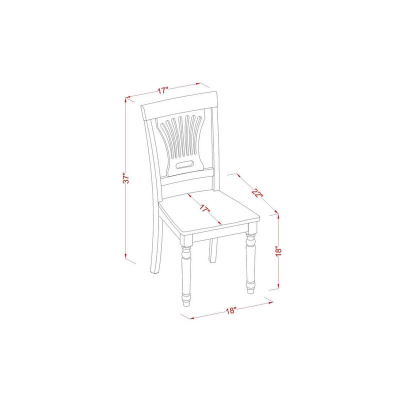 Kitchen Table Set 5 Piece Dining Set with Chairs - Modern Dining Room Table & Chairs