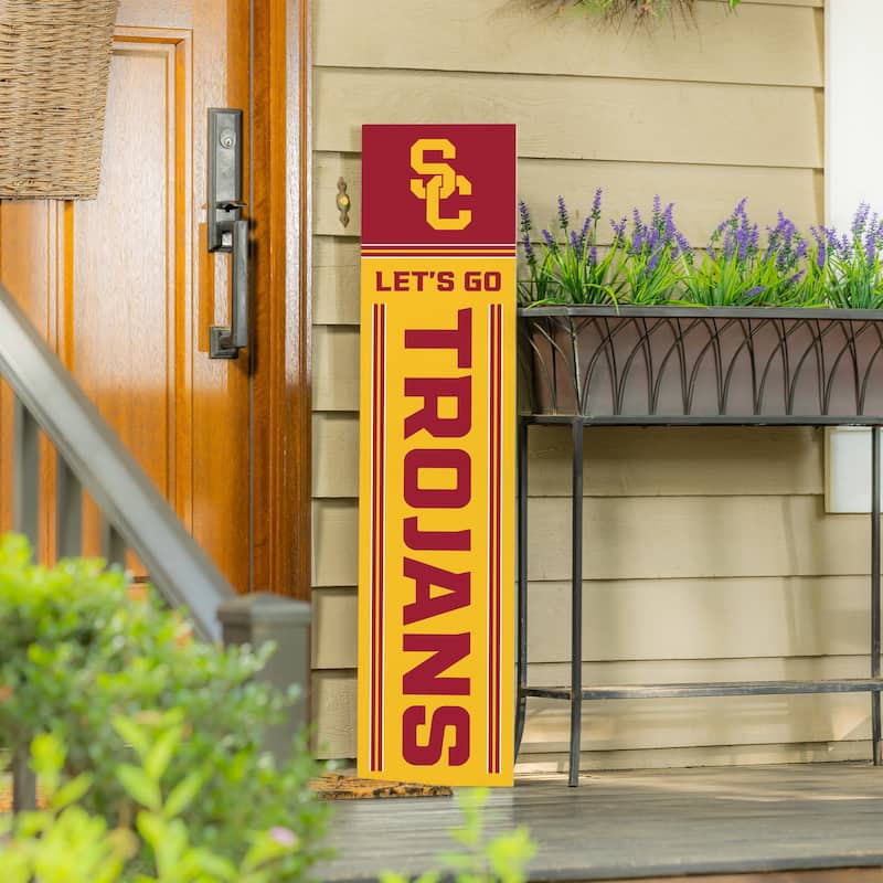 47" Double Sided Seasonal Porch Leaner, University of Southern California - 47" x 11.25"
