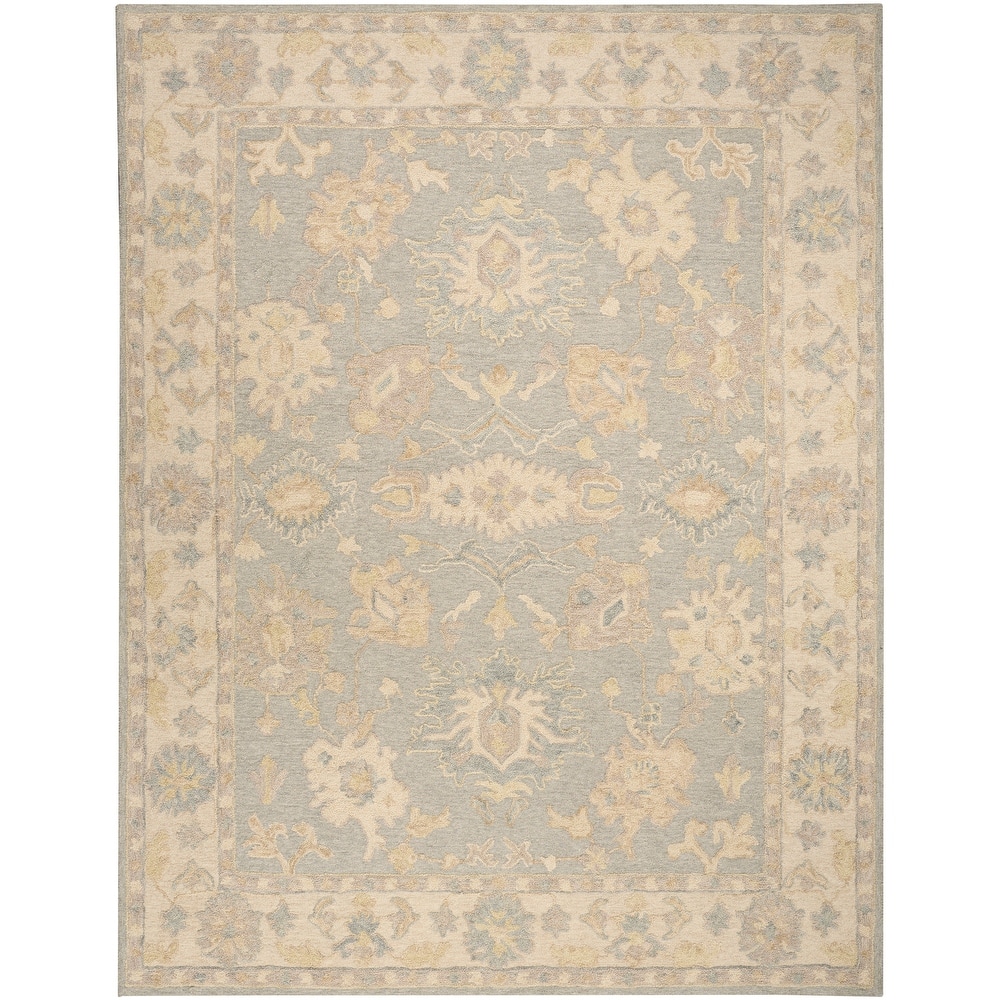 Nourison Maison Indoor only Blue Persian Area Rug