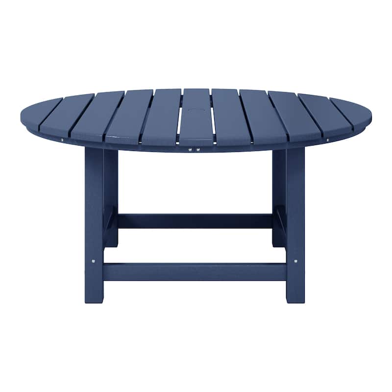 Altura Outdoor 5-Piece Adirondack Chair & Round Coffee Table Conversation Set