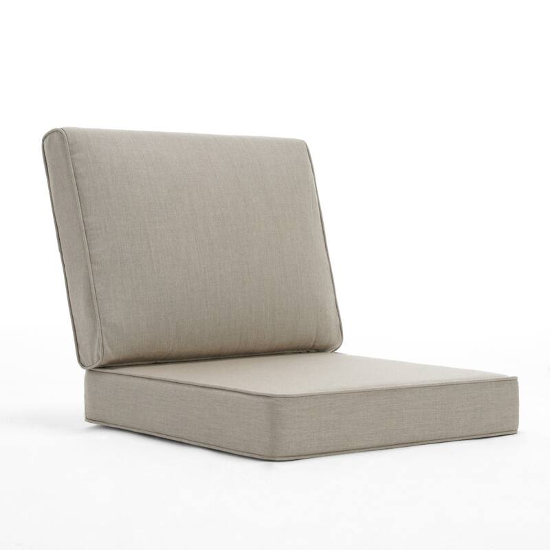Outdoor 4.7" Thick Sunbrella Cushion Set with Back and Seat Cushions