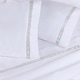 preview thumbnail 8 of 9, Superior Egyptian Cotton Embroidered Scroll 4 Piece Sheet Set