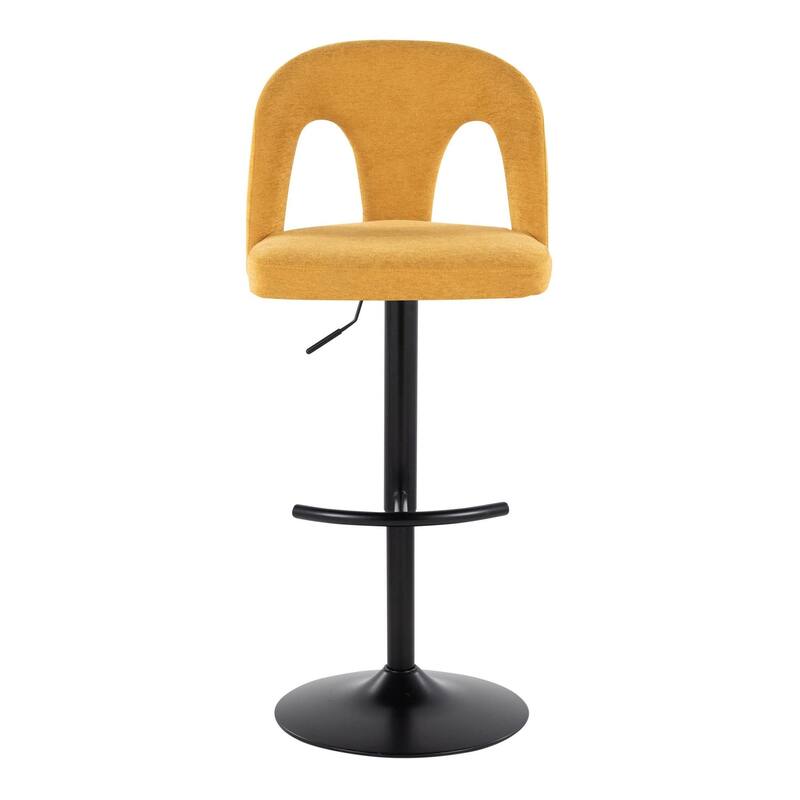 Ava Upholstered Adjustable Barstool - Set of 2