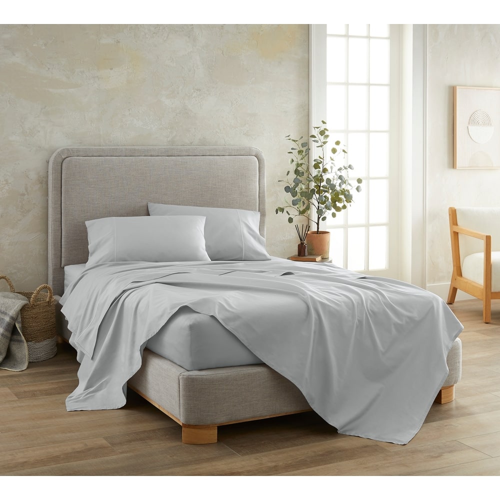 Organic Cotton Sateen Bed Sheets - 300 Thread Count