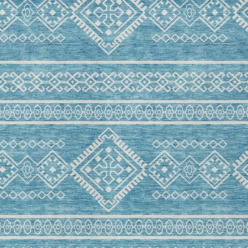HomeRoots Southwestern Transitional Rectangle Outdoor Rug