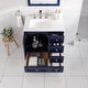 preview thumbnail 32 of 42, Eviva Acclaim 28 in. Bath Vanity with White Carrara Quartz Top