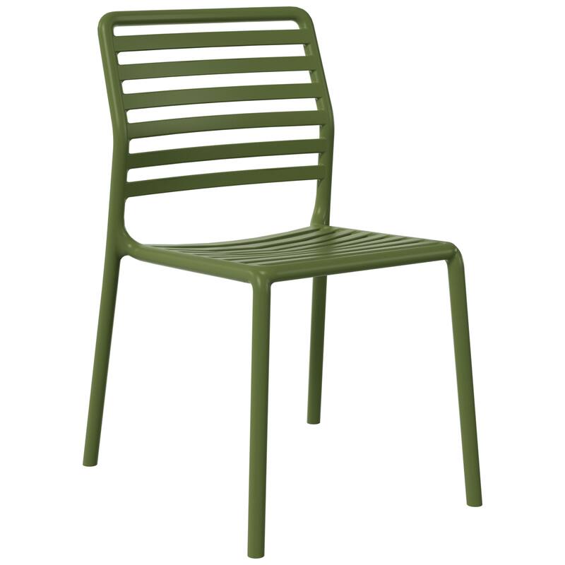 Frond and Form Outdoor Stacking Dining Side Chair (Set of 2)