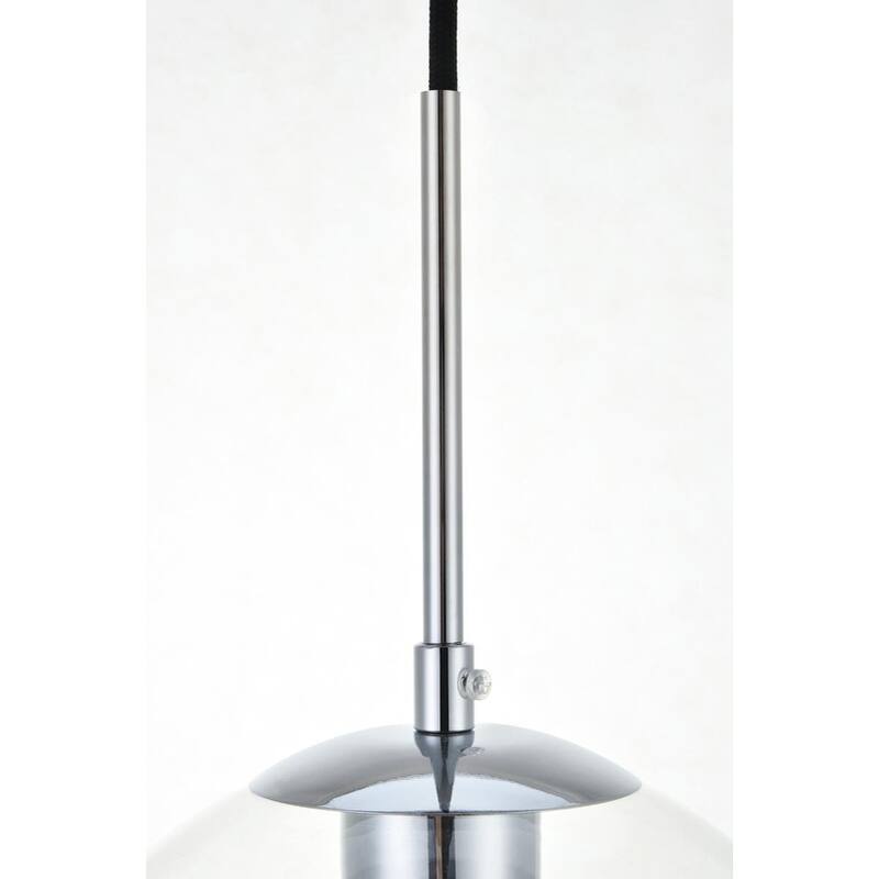1-Light Pendant with 8 inch Clear Glass