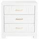 preview thumbnail 2 of 23, SAFAVIEH Raina Three Drawer Greek Key Night Stand