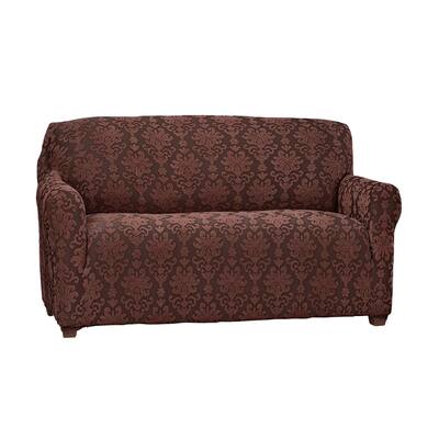 Jacquard Medallion Design Slipcover Furniture Protector - Loveseat