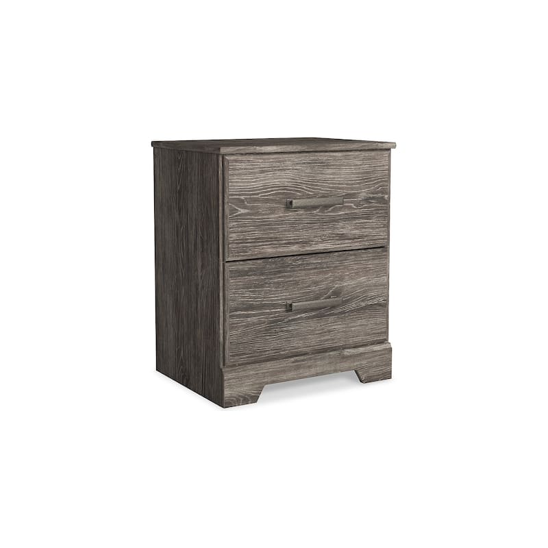 Ralinksi Gray Two Drawer Nightstand