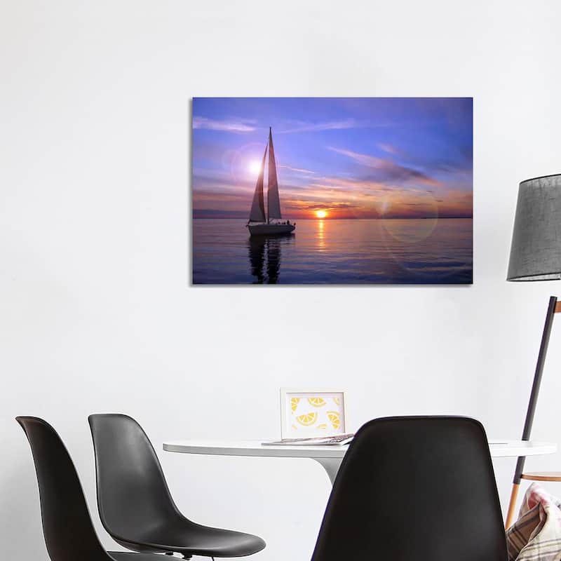 iCanvas "Sailboat" by Unknown Artist Canvas Print - 26x40x1.5