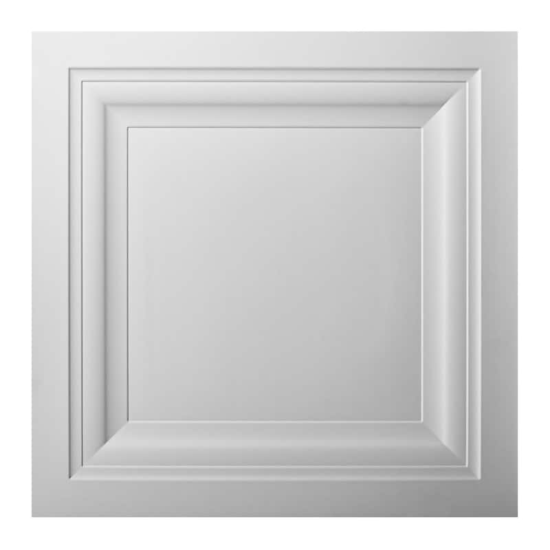 Art3d PVC Drop Ceiling Tile 3D Wall Paneling,12 Pack Cover 48Sq.Ft.