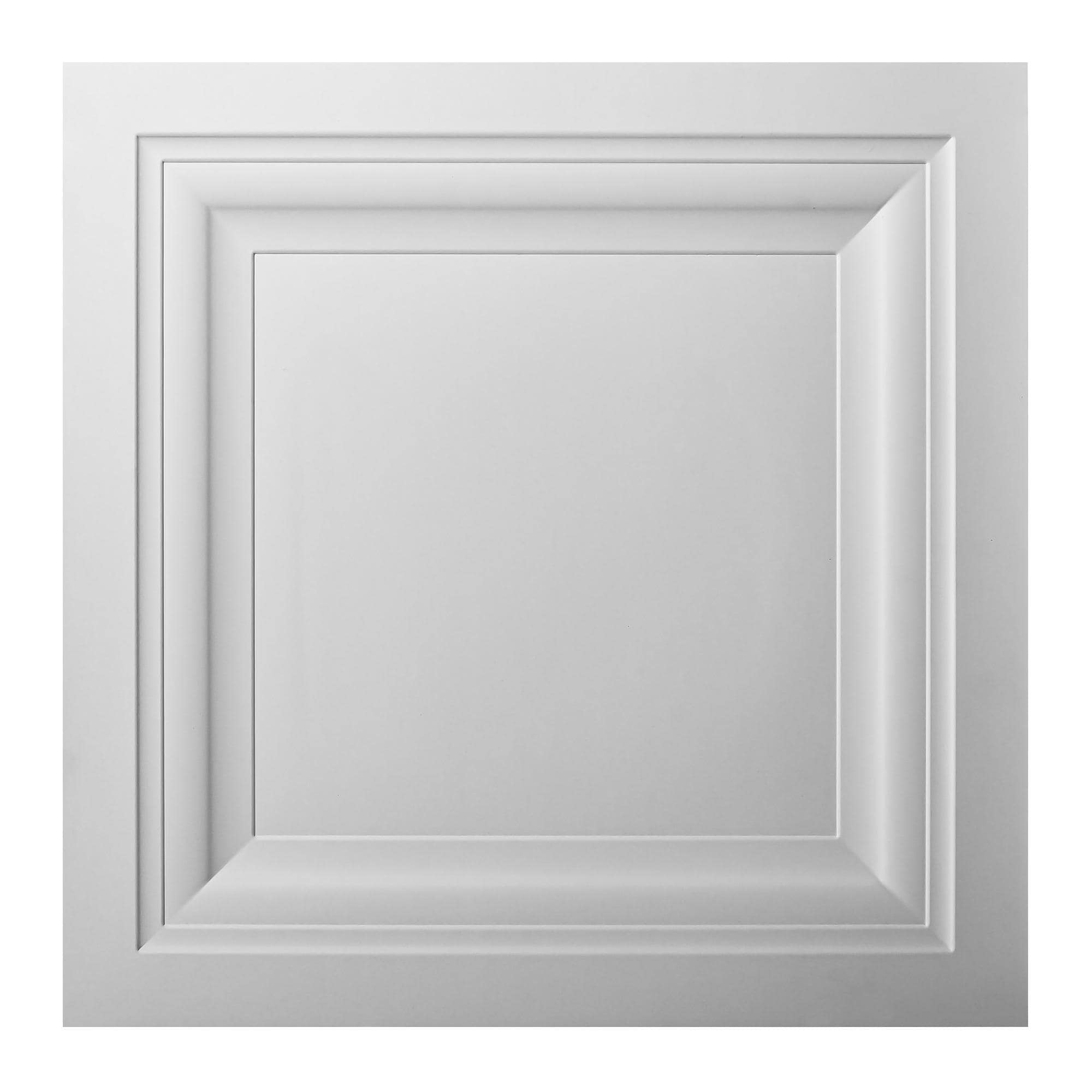 Art3d PVC Drop Ceiling Tile 3D Wall Paneling,12 Pack Cover 48Sq.Ft.