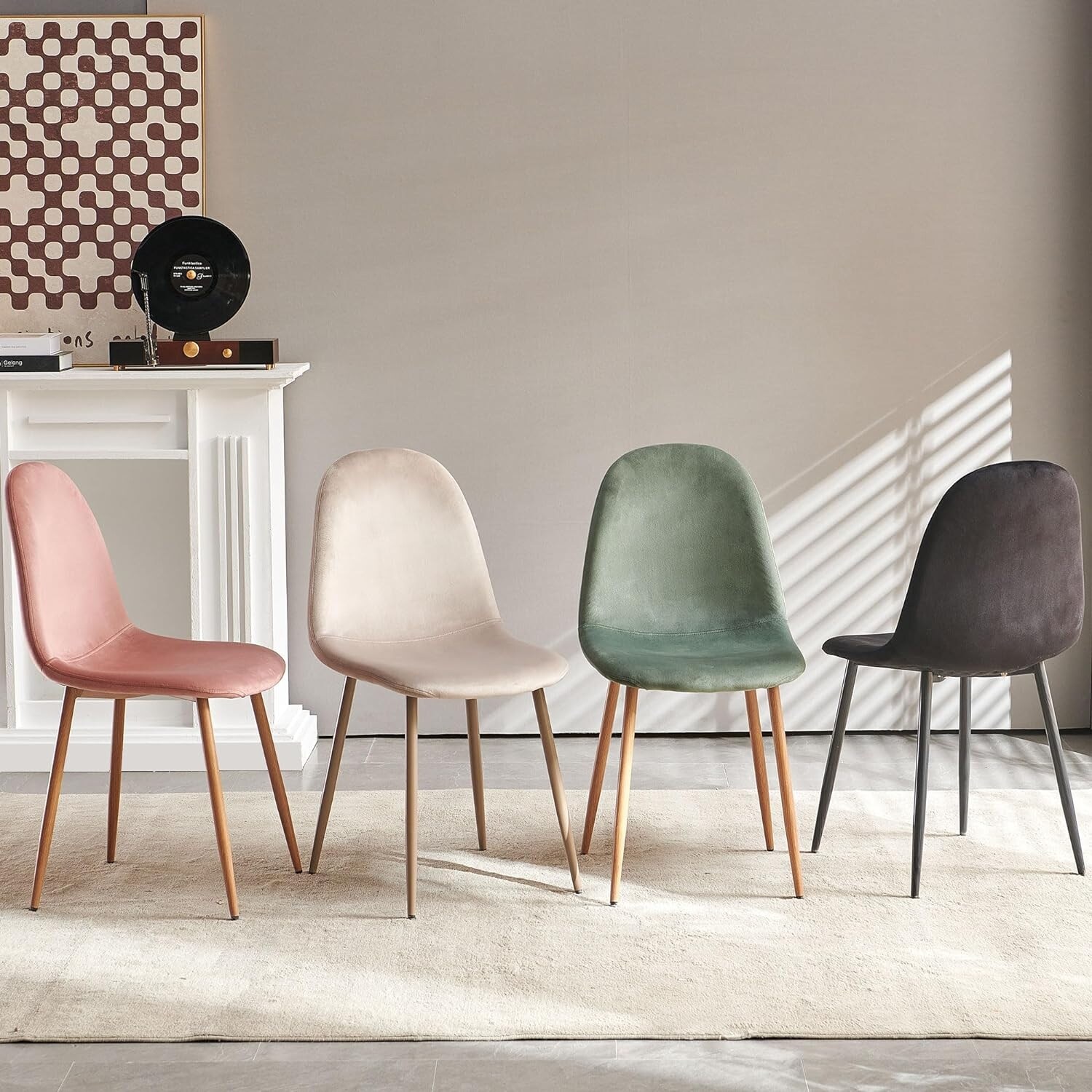 Howtai Upholstered Velvet Dining Chairs Metal Legs On Sale Bed Bath Beyond 40980557