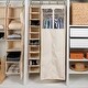 preview thumbnail 4 of 5, Household Essentials 6-Shelf Hanging Closet Organizer - 12.0"L x 12.0"W x 50.0"H