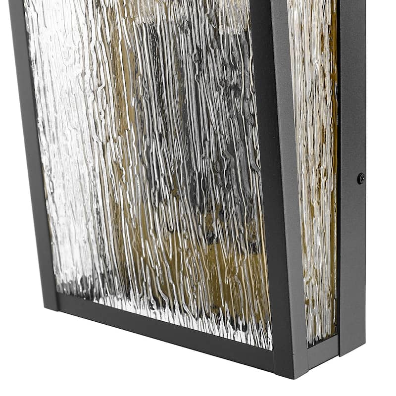 Artcraft Point Outdoor Wall Sconce - Black and Brass