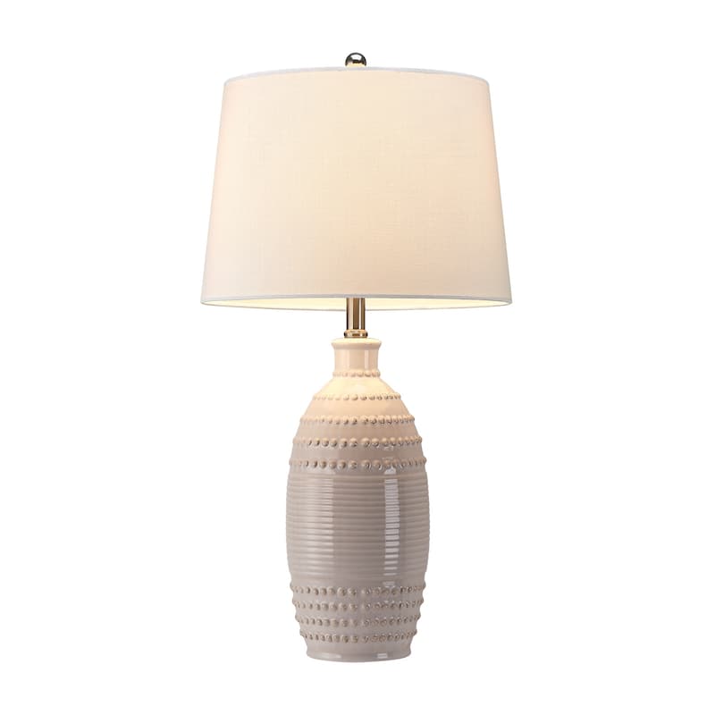 Nordic 3-Way Ceramic Table Lamp Set of 2 - 26 in. H