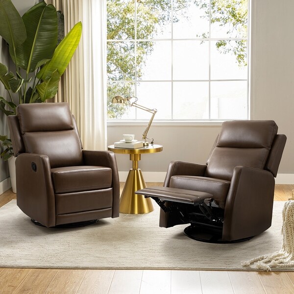 Club chair recliner swivel discount