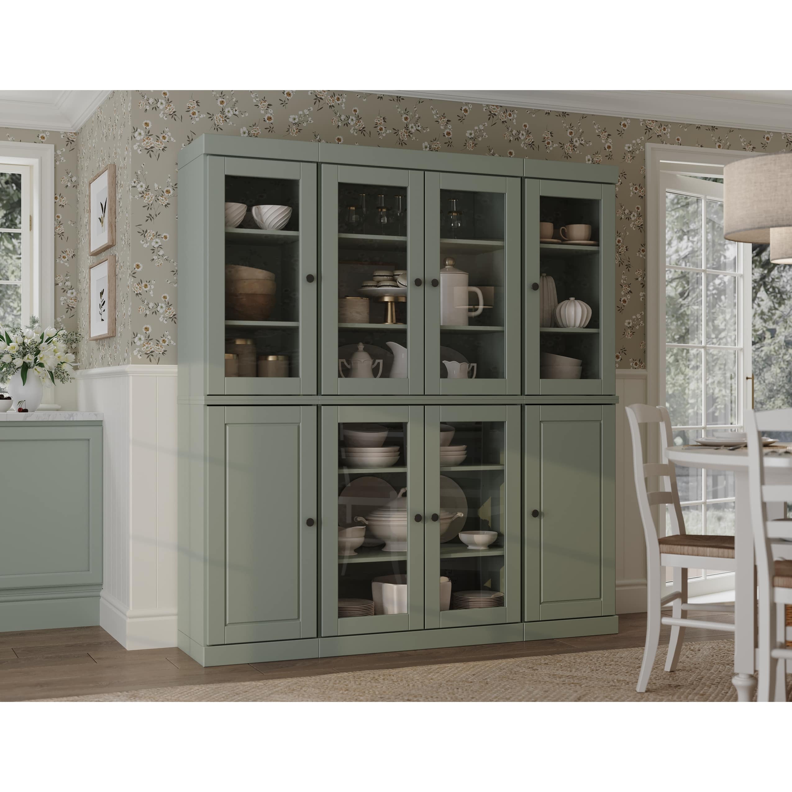 Option Sage - 6 Clear Glass-2 Solid