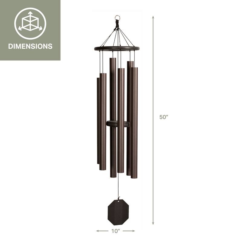 OUTDOOR LEISURE PRODUCTS Model 348TB Wind Chime made with powder coated Aluminum tubes