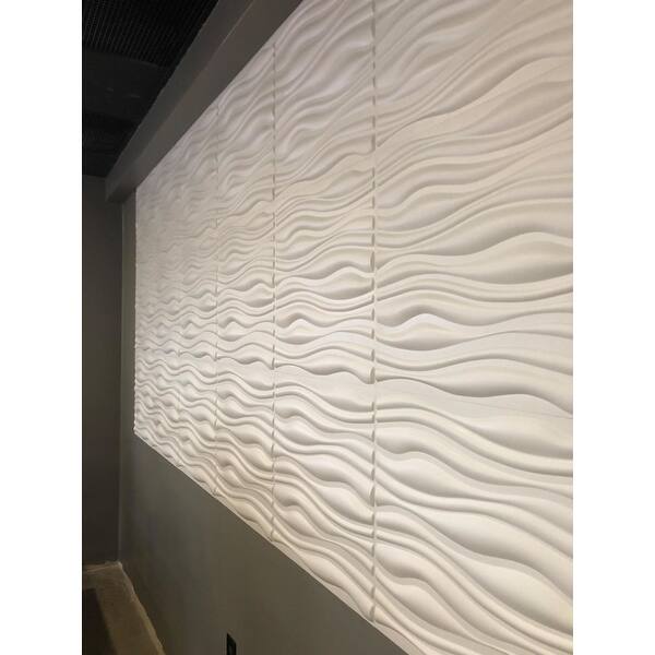 Nail Gun Wall Panelling Kit Shaker Style 3D Wall Panel Paintable MDF ...