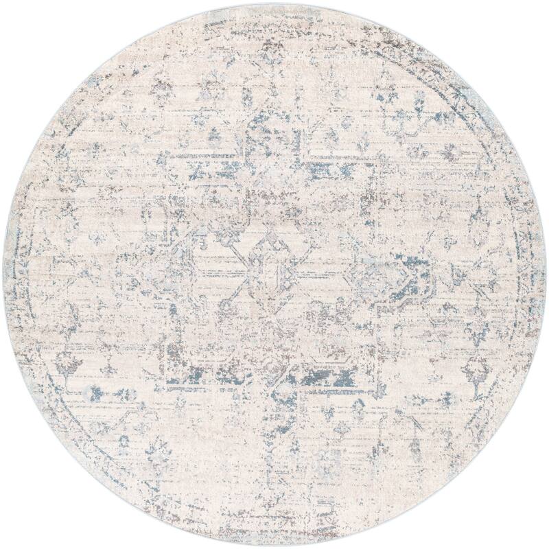 Livabliss Traditional Ankara Medallion Area Rug